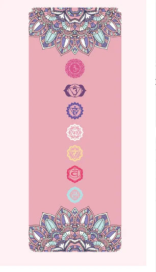 Elephant Print Yoga Mat - Yoga Blanket