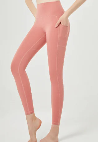 Reversible Brushed Nude Yoga Pants