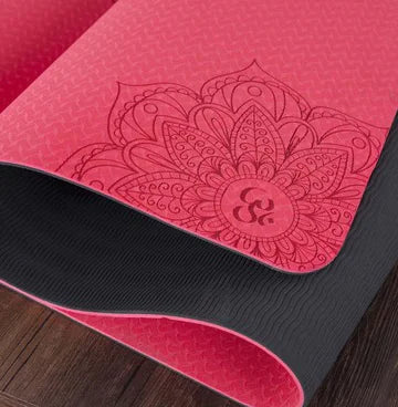 Double Layer Yoga Mat for Fitness and Exercise