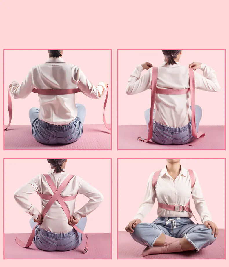 Yoga Stretch Strap for Back Support and Aerial Yoga