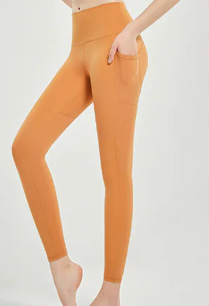 Reversible Brushed Nude Yoga Pants