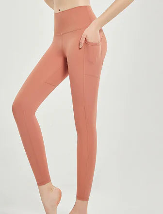 Reversible Brushed Nude Yoga Pants