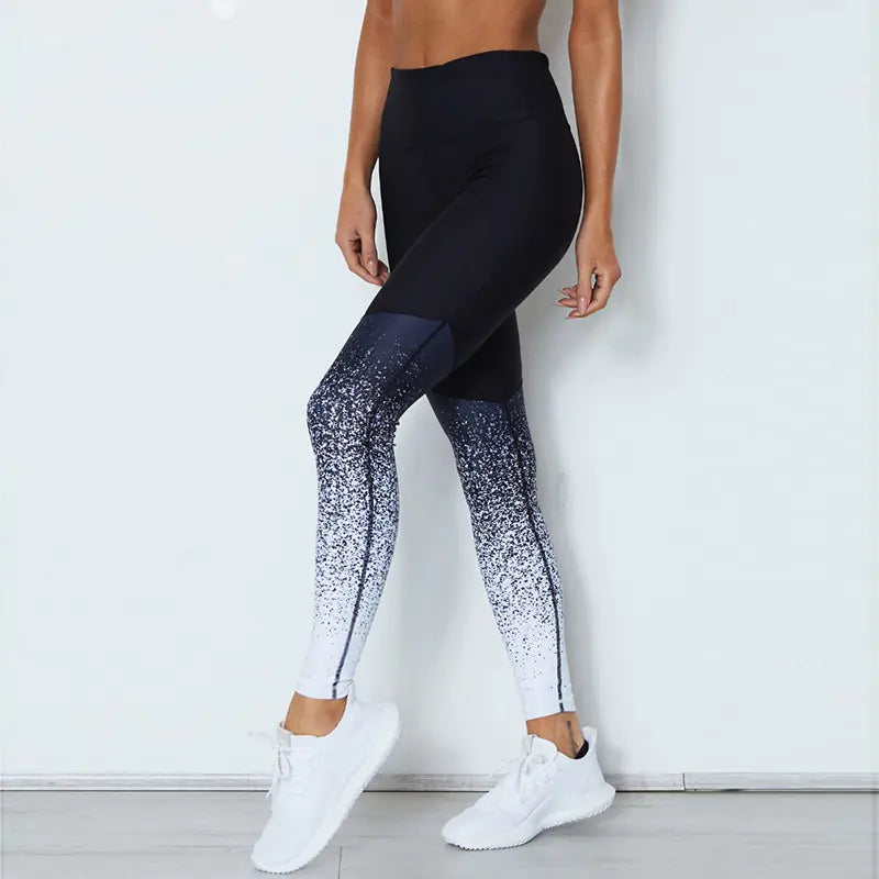 Tight Fitting Gradient Yoga Pants