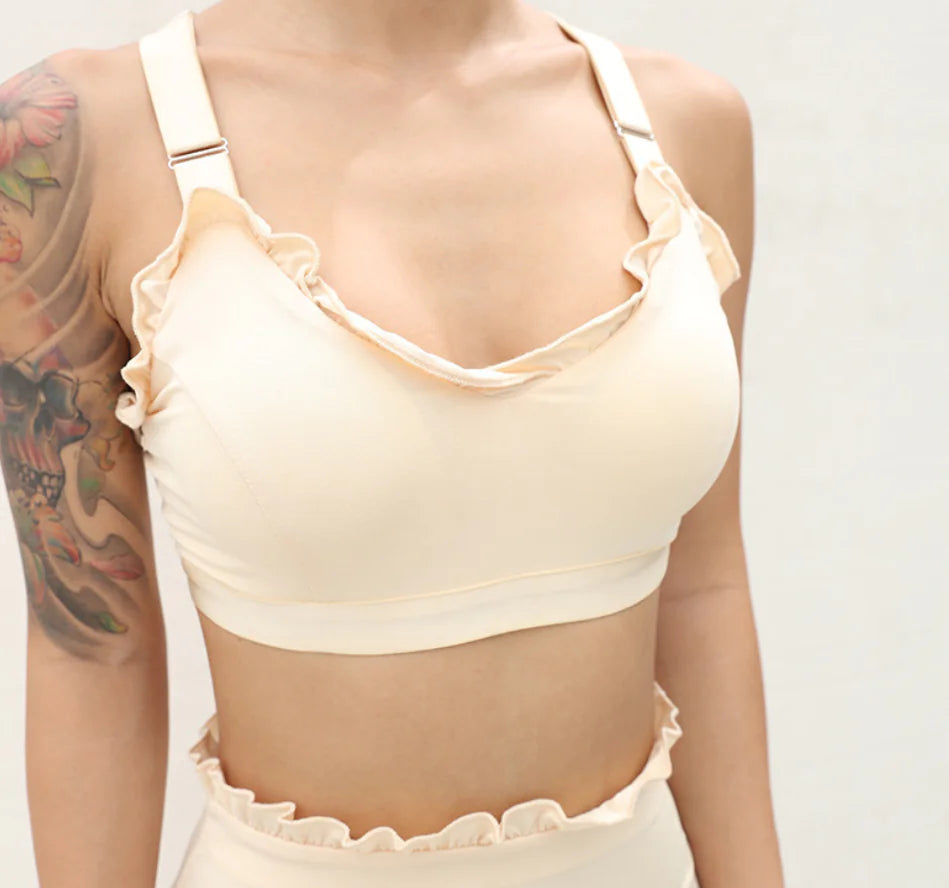 Lace Edge Yoga Set for Hot Yoga