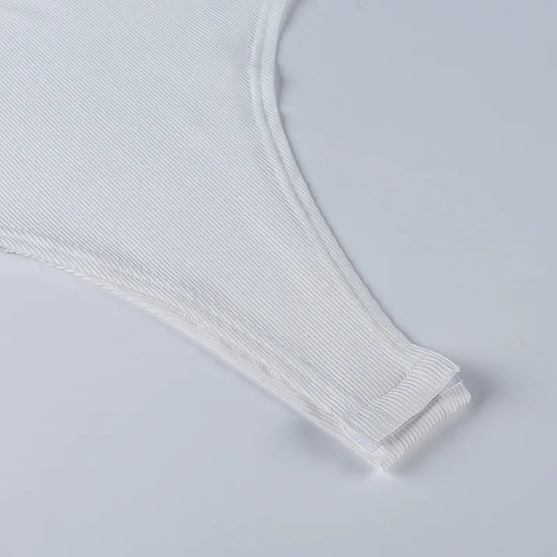 Casual Knitted Yoga Bodysuit